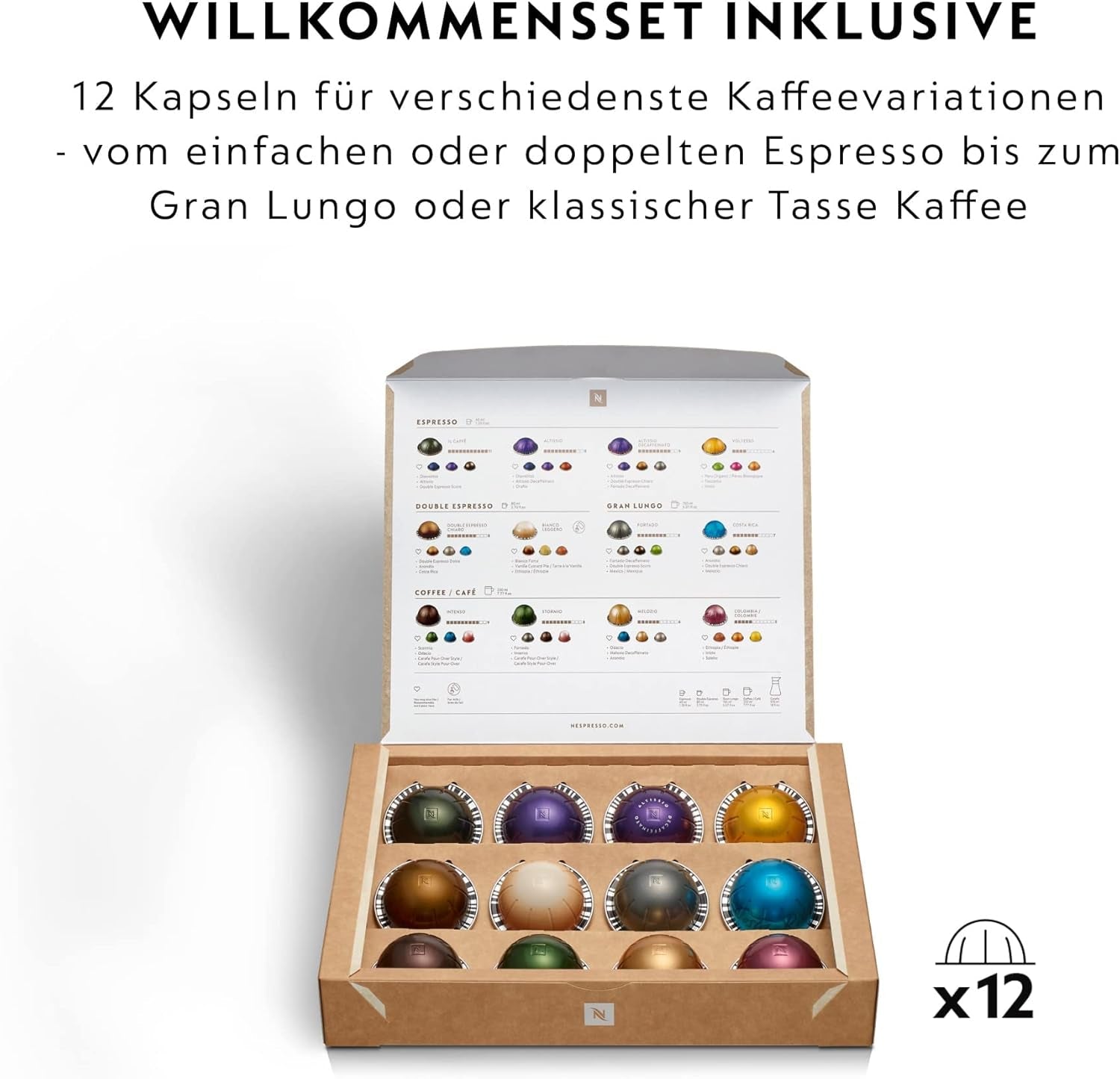 Espressomachine met Nespresso Krups Vertuo Pop capsules, inhoud: 560 ml, automatische capsuleherkenning, one-touch systeem, 4 kopgroottes, verkorte opwarmtijd, duurzaam, Aqua Mint, XN9204
