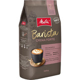 Melitta Barista Classic Crema Forte, Whole Kaffee-Bohnen 1kg, ungemahlen, Kaffeebohnen für Kaffee-Volautomat, kräftige Röstung, Stärke 4