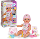 BABY Born Lena (klein babymeisje) 36 cm pop met 7 functies voor baby's van 1 jaar oud Werkt zonder batterij 36 cm grote pop Naty Shop-poppen Standaardtitel