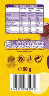 Stevig zakje kleine chocolade-eitjes (80g) in een knapperig suikerbakje (Paasvormpjes)