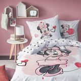 Minnie Mouse Bettwäsche Kinderbettwäsche 1 Kissenbezug 80X80 Cm + 1 Bettbezug 135X200 Cm 100% Baumwolle Naty Shop Standaardtitel