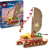 LEGO Ç€ Disney Moana 2: Moana's avonturenvlot - Speelgoedboot met zeilen, afneembaar dek, kampvuur en 3 minipoppetjes waaronder Loto en Moni - Cadeau voor meisjes vanaf 6 jaar en fans - 43270 Bouwsets Beuche in LEGO-Store Standaard titel