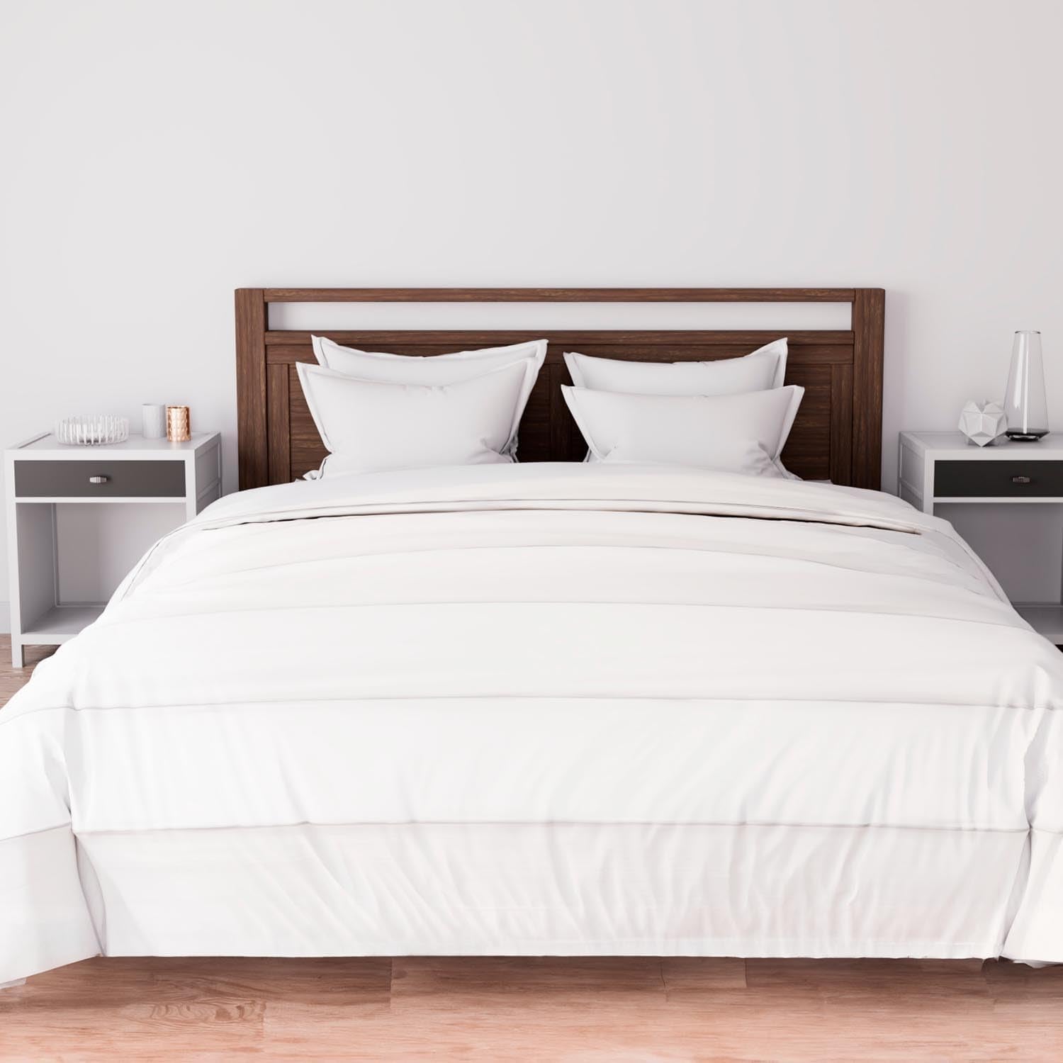 Soleil D'Ocre Wit dekbed 240X260 Cm zacht Quilts en quilts Naty Shop Standaard titel