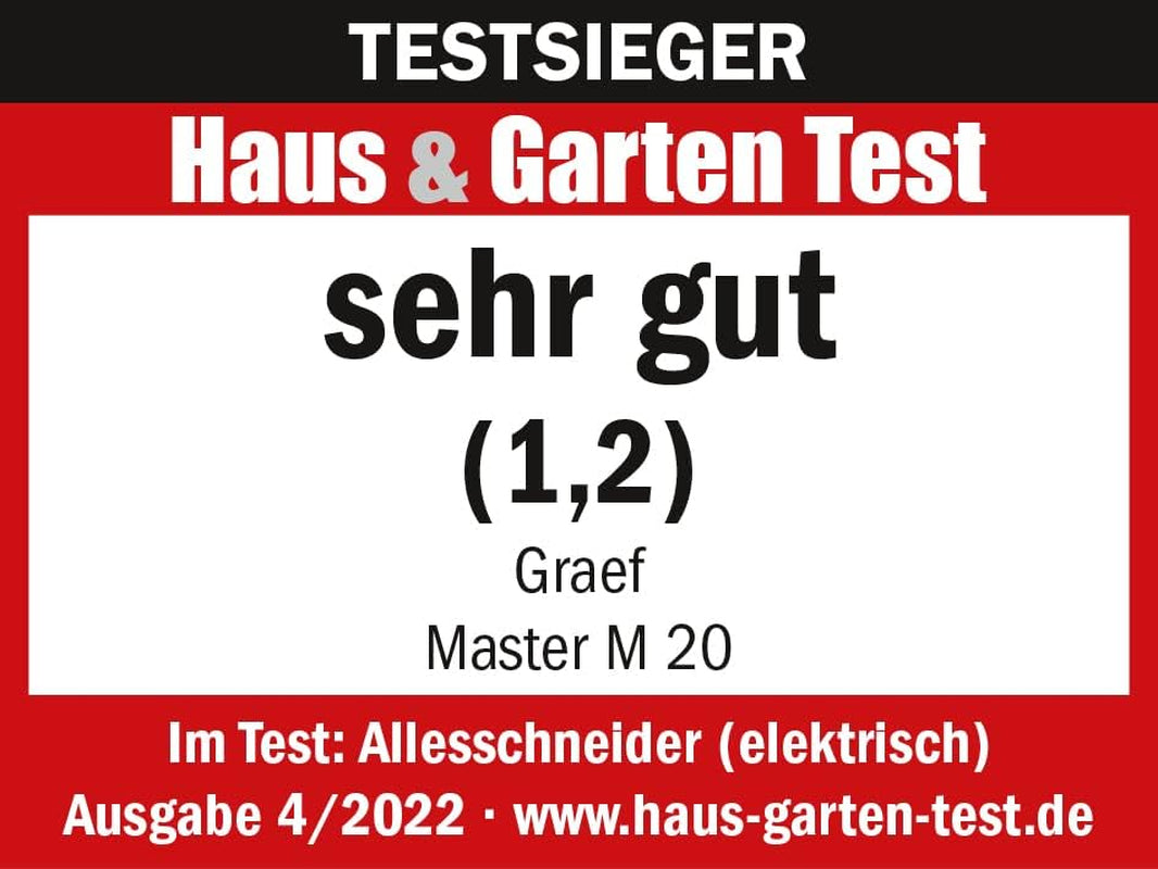 GRAEF Master M20EU Multi Slicer in roestvrij staal, zilver Shredders en Slicers Naty Shop