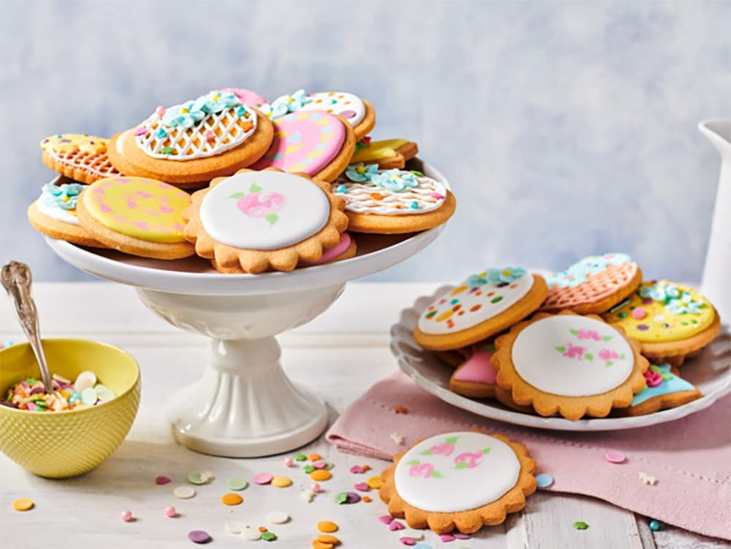 Funcakes Mix Für Kekse: Einfach Zu Verwendende, Knusprige Und Knusprige Kekse, Perfekt Zum Dekorieren Mit Fondant- Oder Royal Icing, Auch Als Tortenkruste Geeignet, Halal., 1 Kg Mix voor bakken en koken Naty Shop