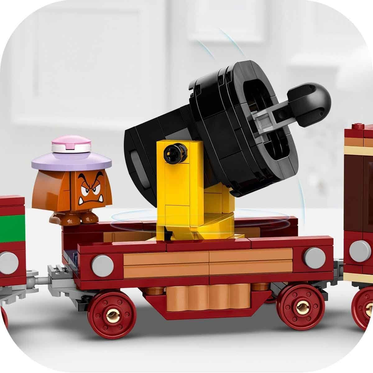 LEGO Super Mario Express Bowser Train Avontuurlijke speelset voor kinderen met hamer Brother 2 Gumba's en 2 Parapunctures Nintendo Cadeau voor Jongens Meisjes Gamers 71437 Bouwsets Besuche in LEGO-Store