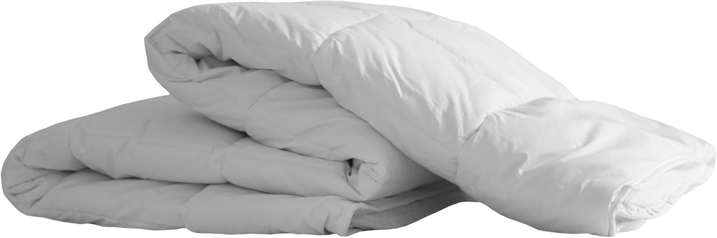 Silentnight Soft as Silk dekbed, 10,5 tog, voor tweepersoonsbedden, wit, microvezel, wit, kingsize Dekbedden en dekbedden Naty Shop
