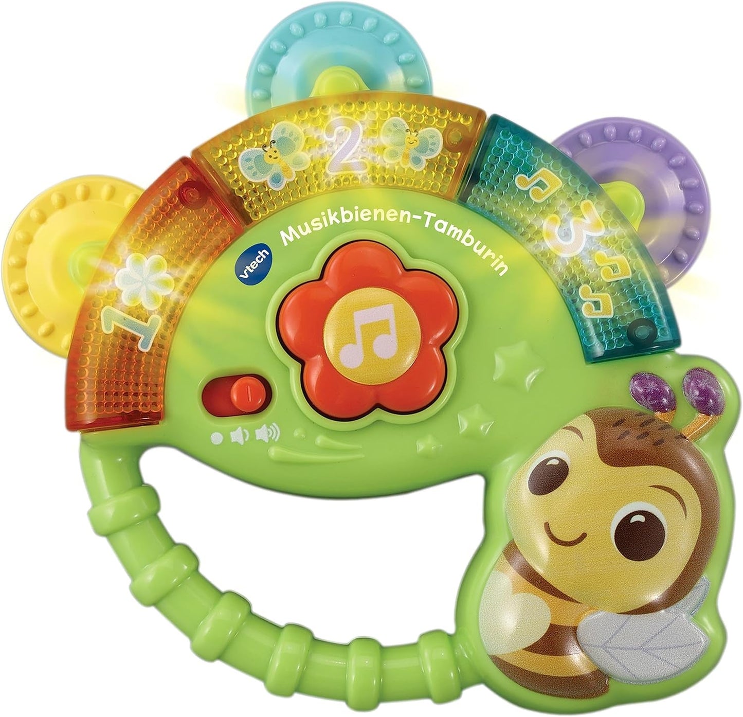 Vtech Baby Musical Bee Tamboerijn - Muzikaal speelgoed met cijfers, grappige geluiden, zinnen en liedjes - Voor 3-36 maanden Babyspeelgoed Naty Shop Standaardtitel