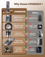 CONQUECO 12V auto-espressomachine: draagbare espressomachine met batterij voor kamperen en reizen - Snelle verwarming in 2,5 minuten - 8 espressokopjes in één keer opladen