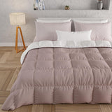 PETTI Artigiani Italiani - Winterdekbed voor tweepersoonsbed, maxi, monochroom, dubbelzijdig, wit, grijs, 100% Made in Italy Dekbedden en dekbedden Naty Shop Oudroze wit Una Piazza E Mezza
