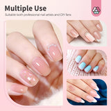 125 Nail Art Schwämme en 4 Krallen Nail Sponge Metallgreifer Für Ombre en Gradient Nageldesign, Nagelkunst-Schwamm Pinsel, Maniküre Zubehör Für Nägel, Nail Art Schwämme Für Babyboomer Effekte DIY