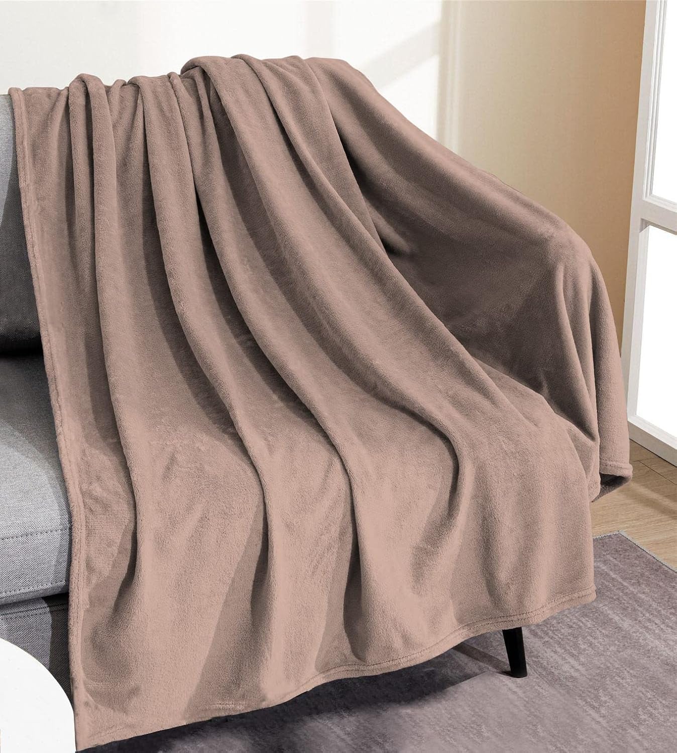 Zachte deken | Geruit | Zachte aanraking | 130 x 160 cm | Poederquilts en quilts Naty Shop