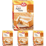 RUF Apfeltorte, Backmischung Für Eine Apfel-Torte Mit Sahne-Creme en Zimt-Zucker, Apfel-Zimt-Torte, Vegan Naty Shop Apfeltorte 500 G (Packung Mit 4)