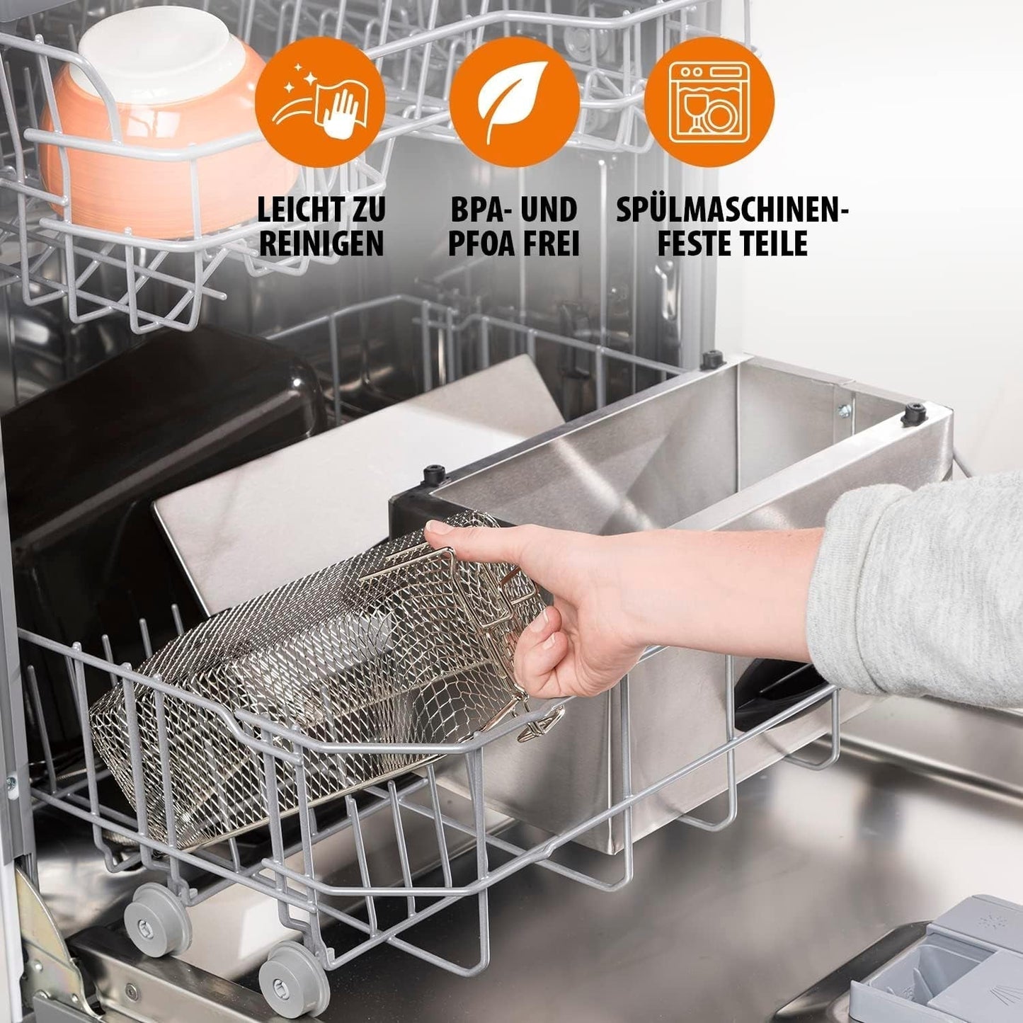 Tristar oliefriteuse FR-6935, 2000 watt, 3 liter, thermostaat, koude zone, 3-4 personen, metaal Apparaten Naty Shop