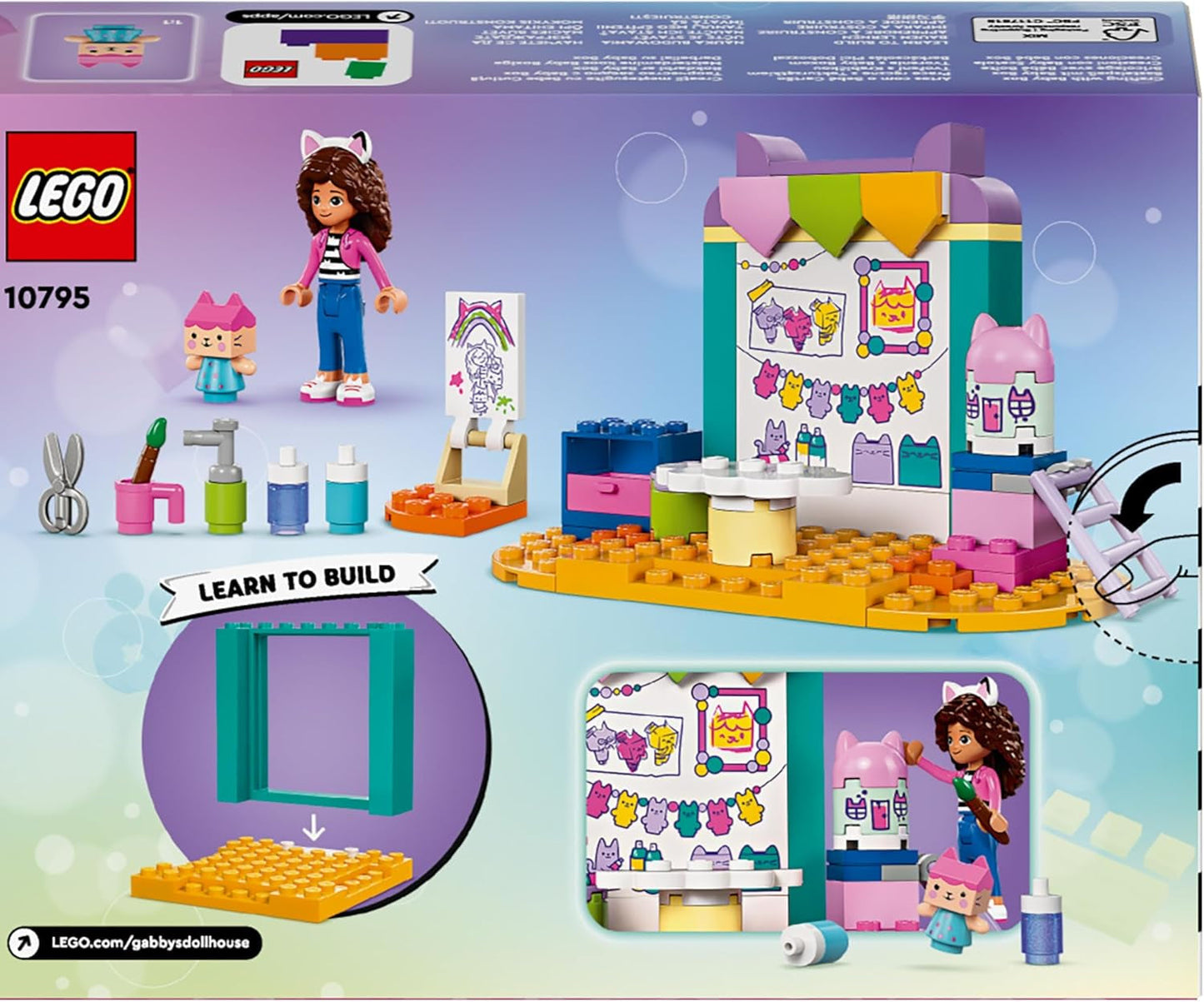 LEGO 4+ Gabby's poppenhuis knutselplezier met babydoos, rollenspel speelset, creatieve knutselset voor meisjes en jongens vanaf 4 jaar oud, model speelgoedhuis 10795 Bouwsets Beuche bij LEGO-Store