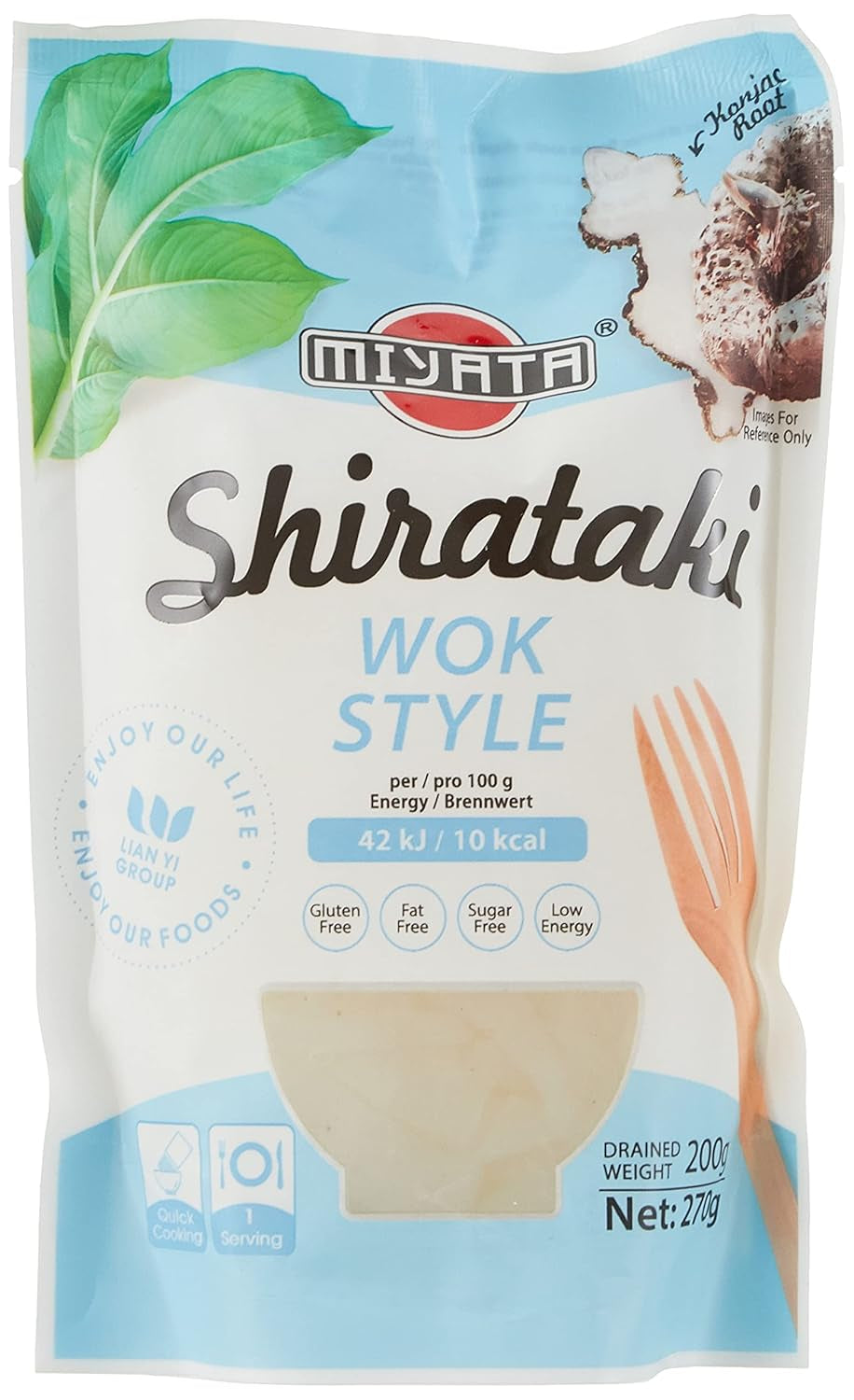 Miyata Shirataki Udon Noedels Konjacmeel, 6 stuks (6 x 270 g)
