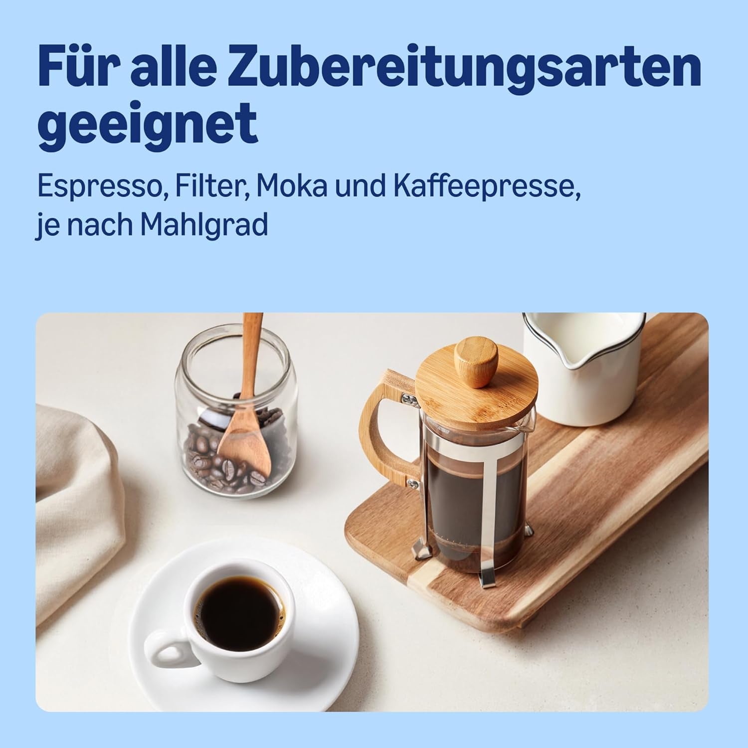door Amazon Kaffeebohnen, entkoffeiniert, Lichte Röstung, 2 kg (2 Packungen mit 1 kg), Rainforest Alliance zertifiziert