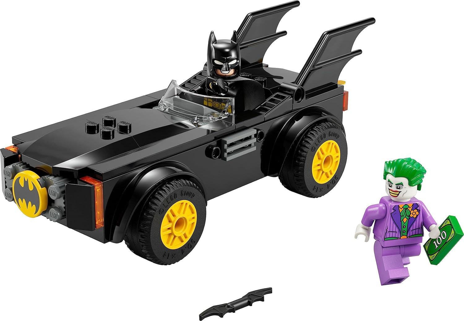 LEGO 76264 DC Achtervolging in de Batmobile: Batman Vs. Joker speelgoedautoset, Superheldenstartset met 2 minifiguren, Speelgoed voor kleuters, jongens, meisjes vanaf 4 jaar, Snel in elkaar te zetten Bouwsets Besuche den LEGO-Store