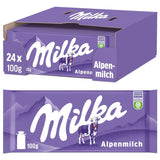 Milka Koeienvlekken – Alpenmelkchocolade met witte chocolade in koevlekkenmotief – 24 x 90 g