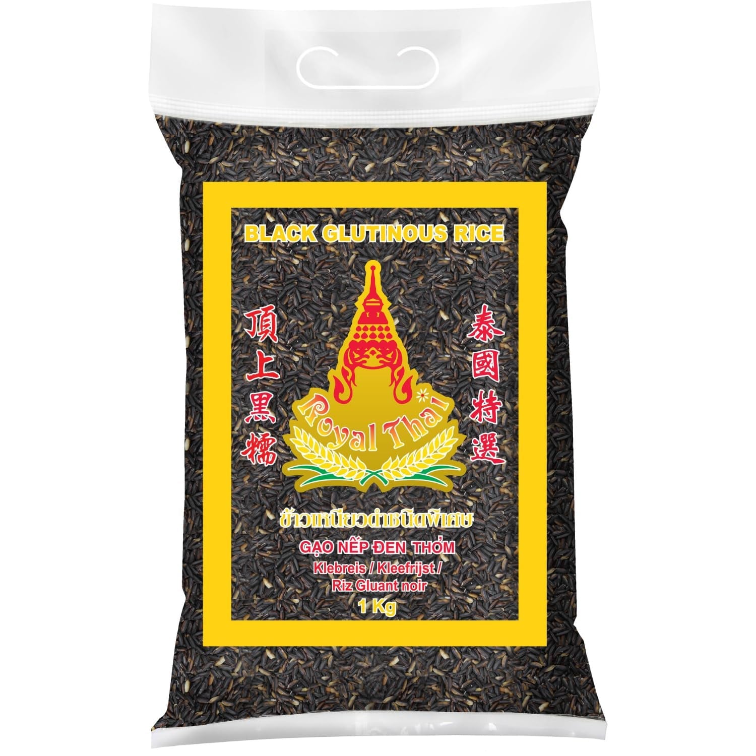 ROYAL THAI RICE - Zwarte kleefrijst - 1 x 1 KG