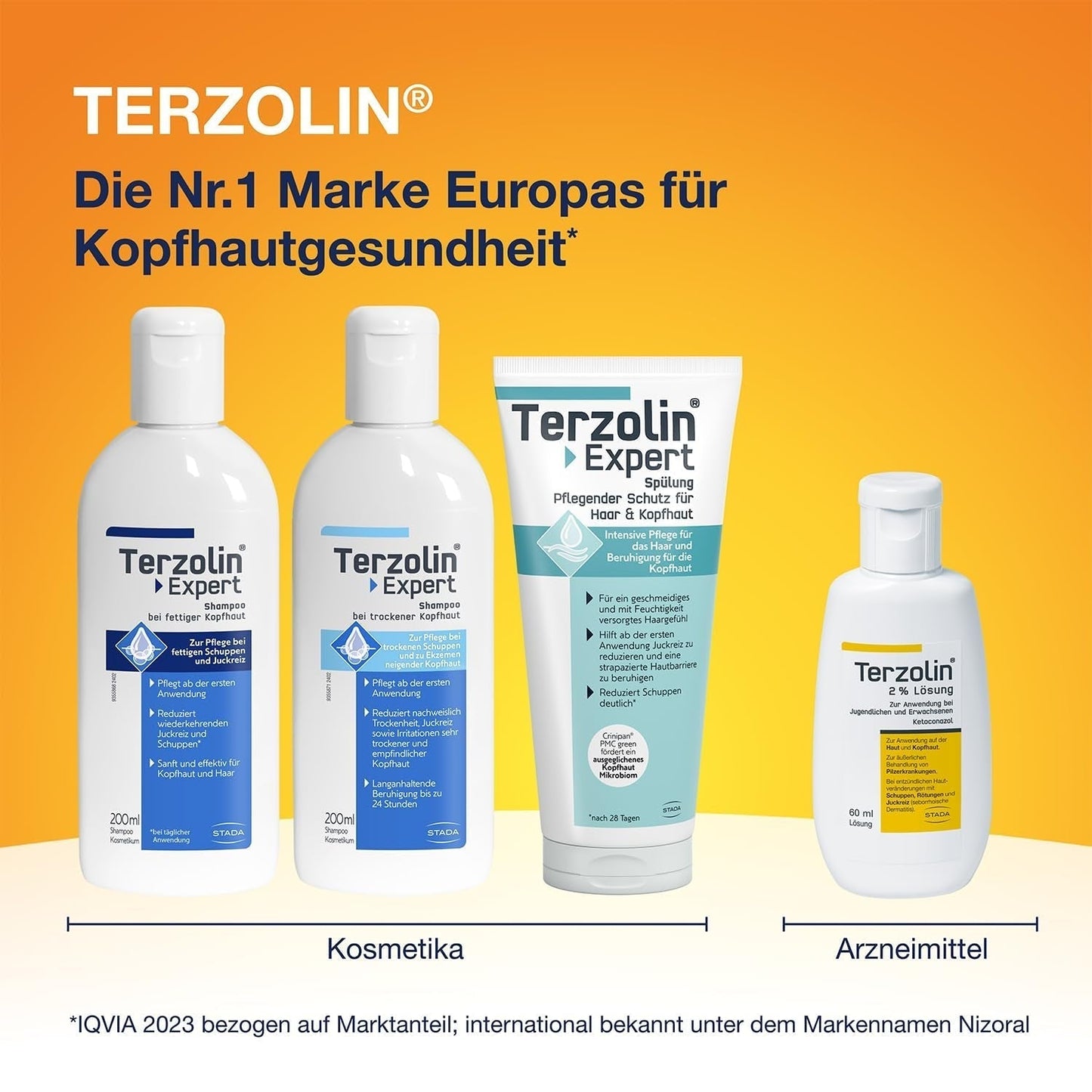 Terzolin Expert Shampoo voor vette hoofdhuid en haar, anti-roos, 200 ml Douche en bad Terzolin