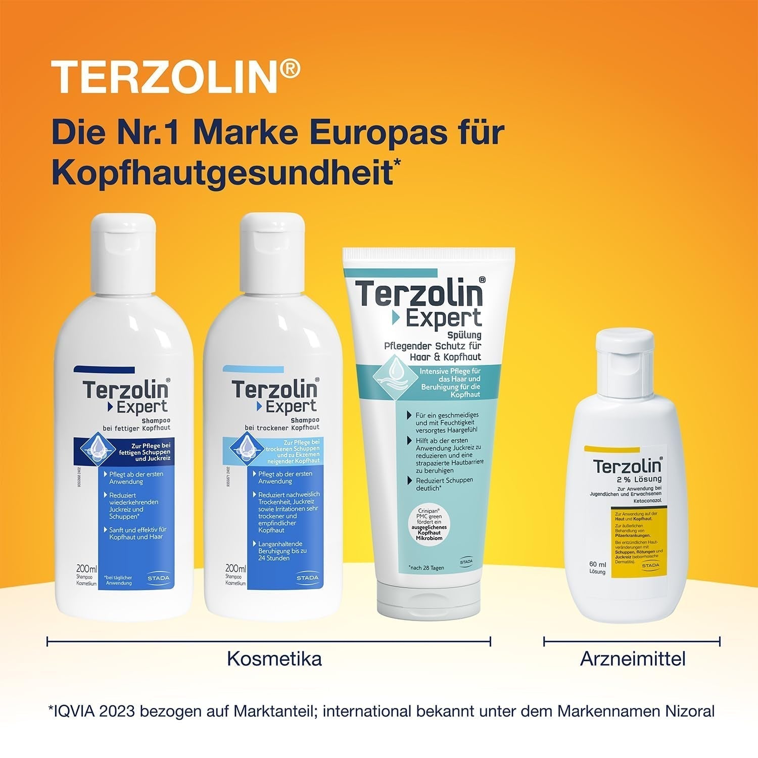 Terzolin Expert Shampoo voor vette hoofdhuid en haar, anti-roos, 200 ml Douche en bad Terzolin