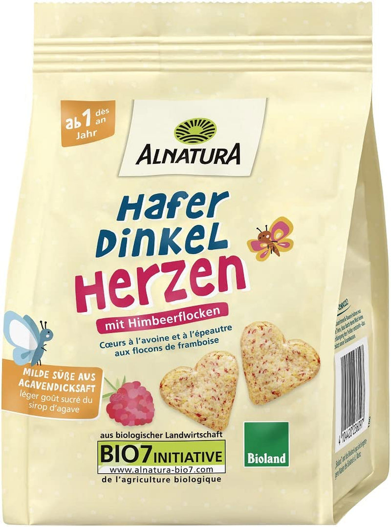 Biologische haver- en speltharten, vanaf 1 jaar, 125 g