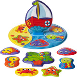 Playgro badboekje - Waterspeelgoed - Kinderspeelgoed - Speelgoed - Peuters - Kinderwaterspeelgoed - Kinderbadboekje - kleurrijk Speelgoed Bebe Naty Shop Badpuzzel
