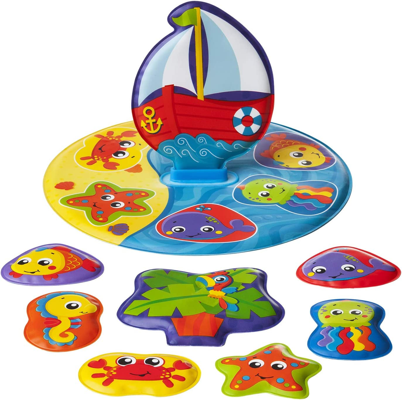 Playgro badboekje - Waterspeelgoed - Kinderspeelgoed - Speelgoed - Peuters - Kinderwaterspeelgoed - Kinderbadboekje - kleurrijk Speelgoed Bebe Naty Shop Badpuzzel