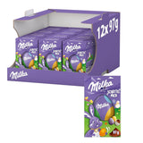 Milkshake Me Egg – chocolade-ei gevuld met mini gekleurde eieren van alpenmelkchocolade – 97g
