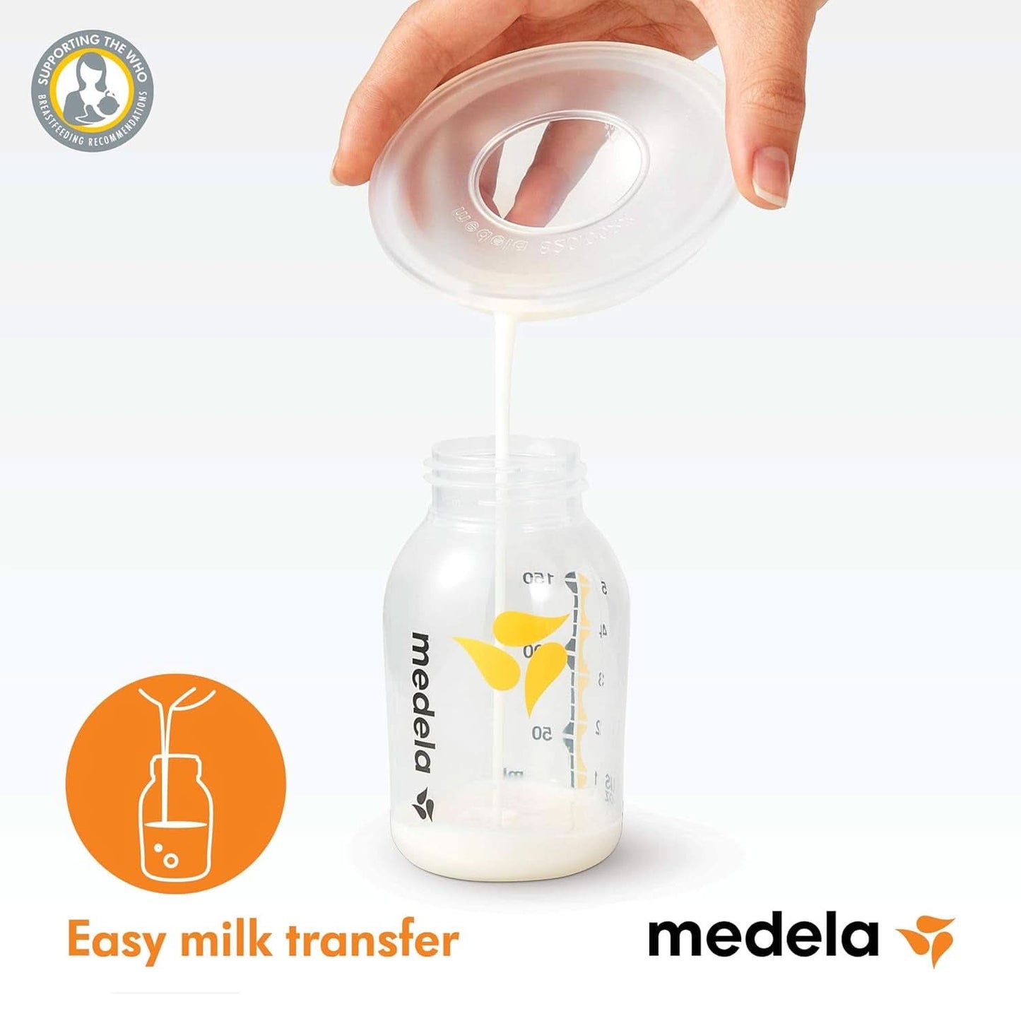 Medela Milk Collection Shells - BPA-, Gemaakt van zacht, flexibel siliconen, Inclusief 2 stuks Accessoires Voeding en borstvoeding Bebe Naty Shop
