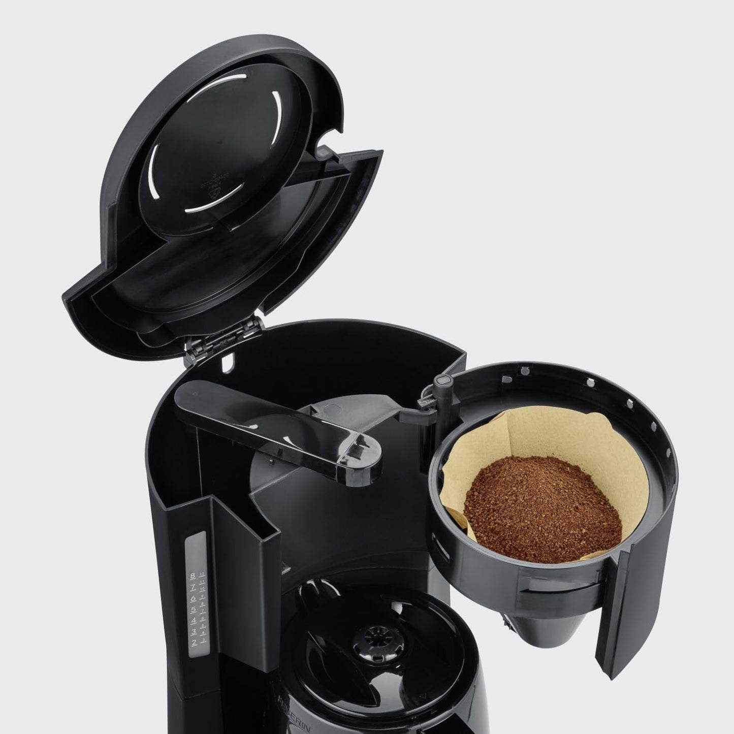 SEVERIN Filterkoffiezetapparaat met thermische karaf, koffiezetapparaat voor maximaal 8 kopjes, aantrekkelijk filterapparaat met geïsoleerde karaf, zwart, 1 liter, KA 9306