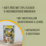 GimCat Near Nature Trial Mix 12 Pack - Natgraanvrij voer voor katten vanaf 7 maanden met een soortgeschikte en prooispecifieke receptuur - 12 zakjes (12 x 85g)
