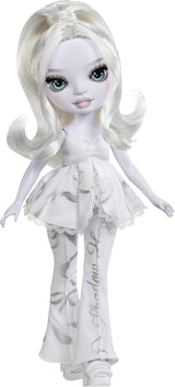 Rainbow High Shadow High Girl's Night Doll - Natasha Zima - 28 cm modepop in grijstinten, wit haar en zilveren outfit met accessoires en kam - Voor verzamelaars en kinderen vanaf 6 jaar