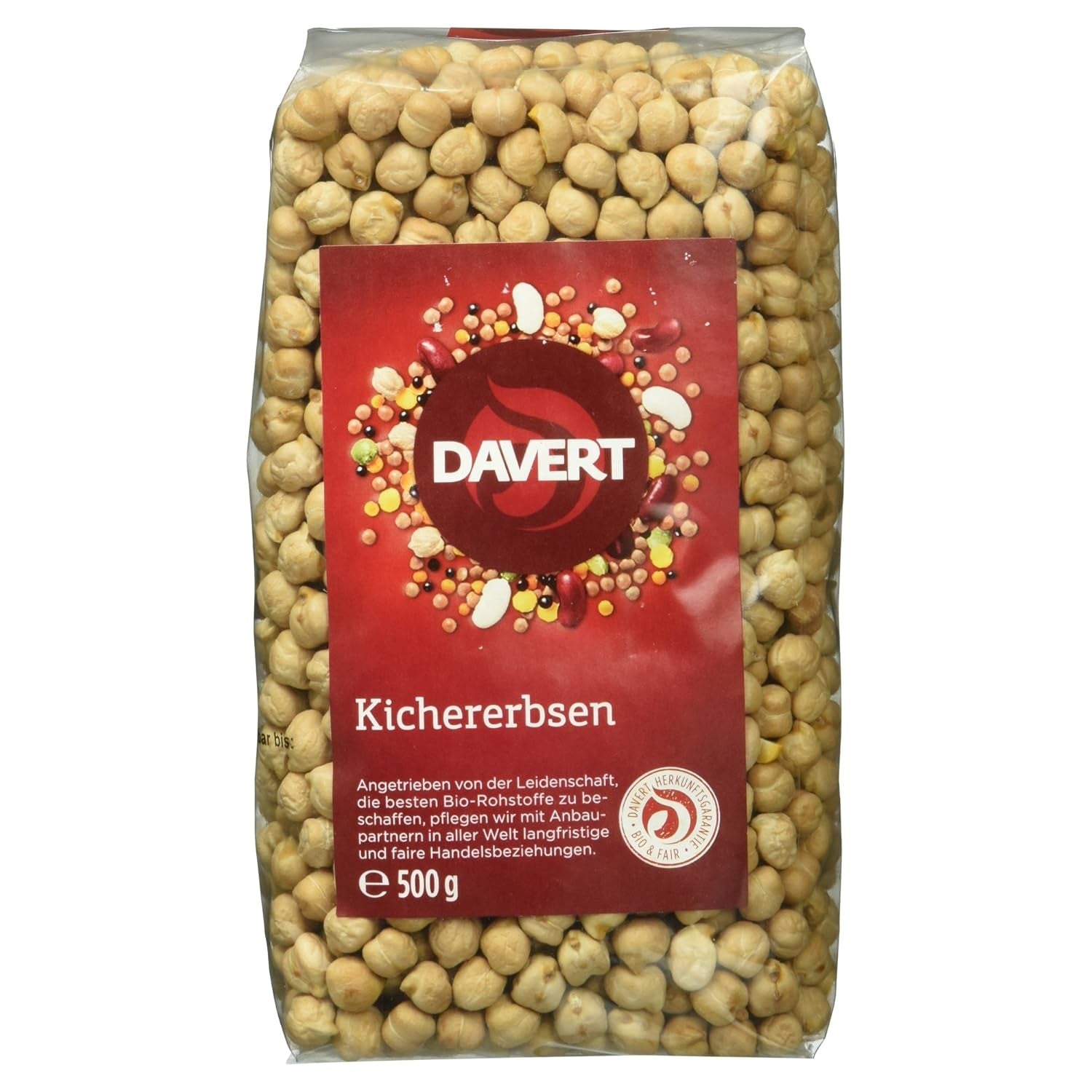 Davert Bio kikkererwten, 500 g