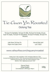 Tie Guan Yin Oolong Thee - Geroosterde Blauwe Thee Ti Kuan Yin China - Chinese Wu Long Thee Tieguanyin - Blauwe Thee Olongh Thee Olongo Thee