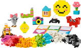 LEGO Classic Creative Fun Box, kleurrijke bouwstenen voor fantasierijk rollenspel, bouwset voor beginners, speelgoed voor meisjes en jongens vanaf 5 jaar, herbouwbare modellen 11042 Bouwsets Besuche den LEGO-Store