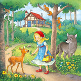 Ravensburger Puzzel voor kinderen - 08051 Raponsje, Roodkapje en de Kikkerkoning - Puzzel voor kinderen vanaf 5 jaar, met 3X49 stukjes Puzzel Naty Shop