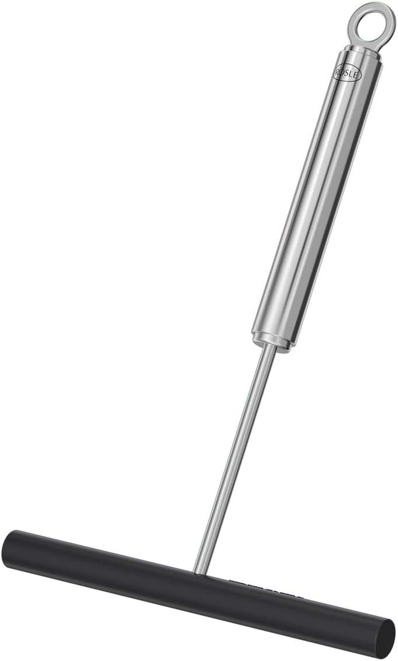 RÖSLE SILENCE PRO pannenkoekenpan, premium krasbestendige Proresist antiaanbaklaag, 18/10 roestvrij staal, geschikt voor inductie Potten en pannen Naty Shop Crêpes Verteiler