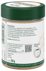 Fuchs Gemalen nootmuskaat, 50 gram Specerijen Naty Shop