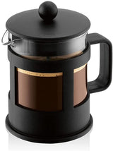 Bodum Kenya Koffiezetapparaat - 350 ml / 3 kopjes - Handmatige Franse pers borosilicaatglas en roestvrij staal - Vaatwasmachinebestendig - Gemaakt in Portugal
