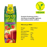 Rauch Happy Day Aardbei | Intense aardbeiensmaak | Verfijnd met appels en citroen | 6X 1 liter, Tetra Prisma Alcoholvrije dranken Naty Shop