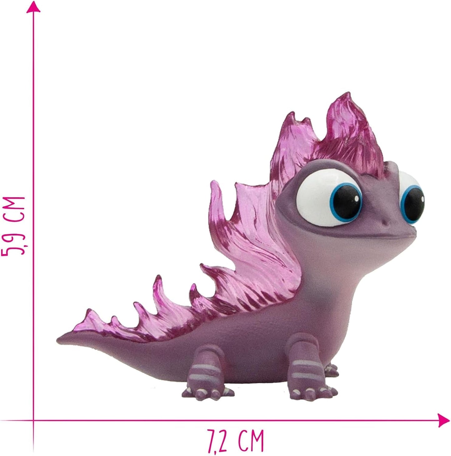Bullyland 13515 - Bruin Salamander beeldje van Walt Disney The Ice Queen, ca. 7,2 cm, trouw aan de details, ideaal als klein cadeautje voor kinderen vanaf 3 jaar Actiefiguren Naty Shop