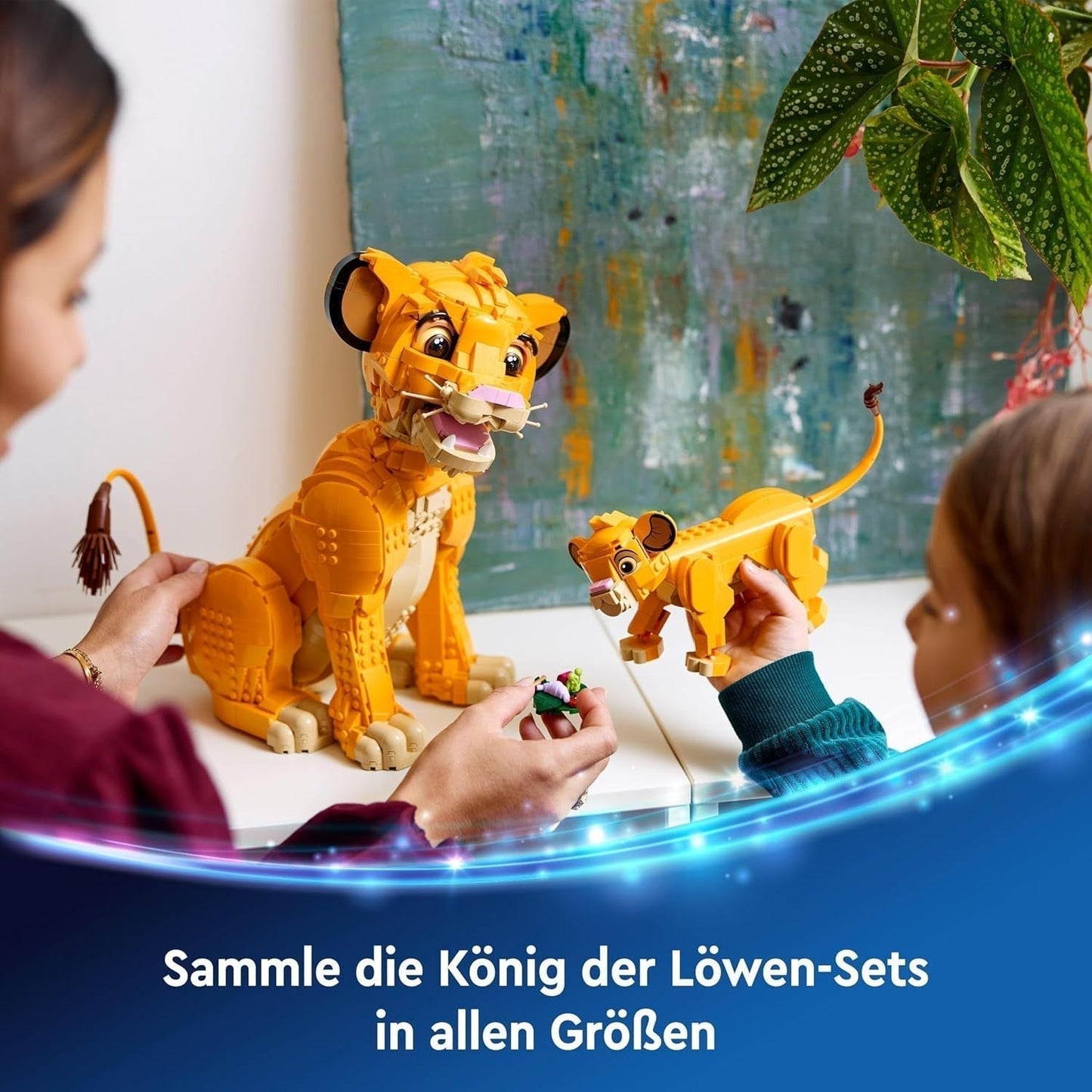 LEGO Ç€ Disney Simba, de welp van de leeuwenkoning, bouwspeelgoed voor kinderen, fantasiespeelset met de figuur van de leeuw, cool cadeau-idee voor meisjes en jongens vanaf 6 jaar, kinderspeelgoed 43243 Bouwsets Beuche den LEGO-Store