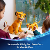 LEGO Ç€ Disney Simba, de welp van de leeuwenkoning, bouwspeelgoed voor kinderen, fantasiespeelset met de figuur van de leeuw, cool cadeau-idee voor meisjes en jongens vanaf 6 jaar, kinderspeelgoed 43243 Bouwsets Beuche den LEGO-Store