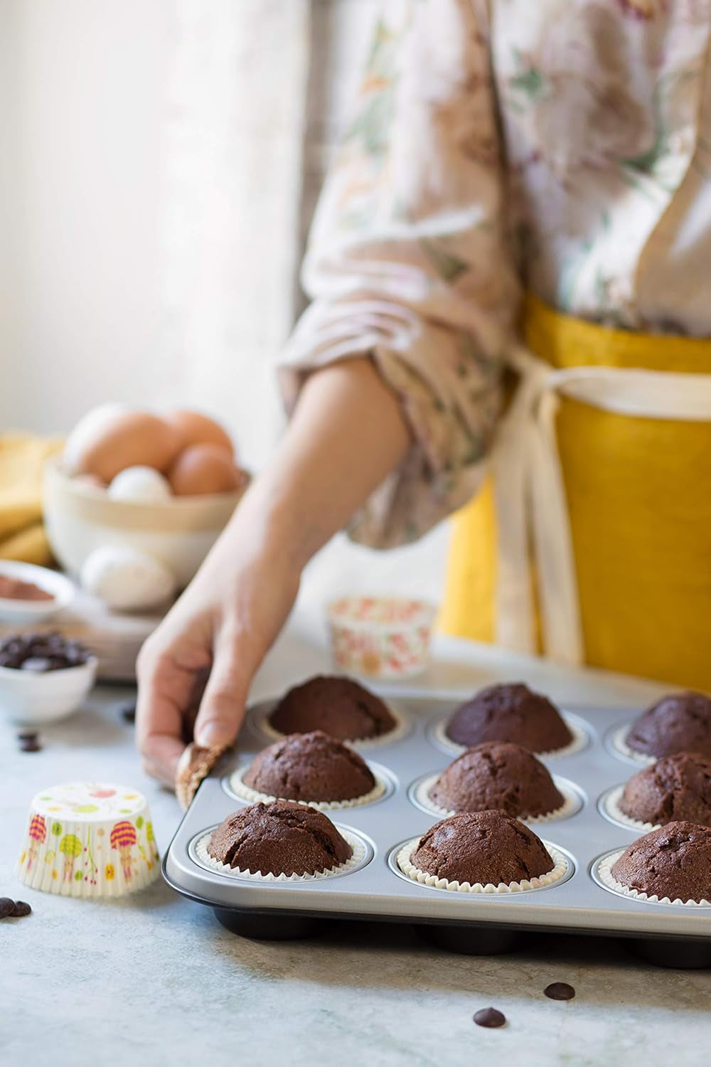 0062750 bakvorm voor 12 muffins Bakvormen en bakplaten Naty Shop