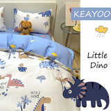 Beddengoed voor kinderen, unisex, dinosaurussen, katoen Beddengoed - kinderen Naty Shop