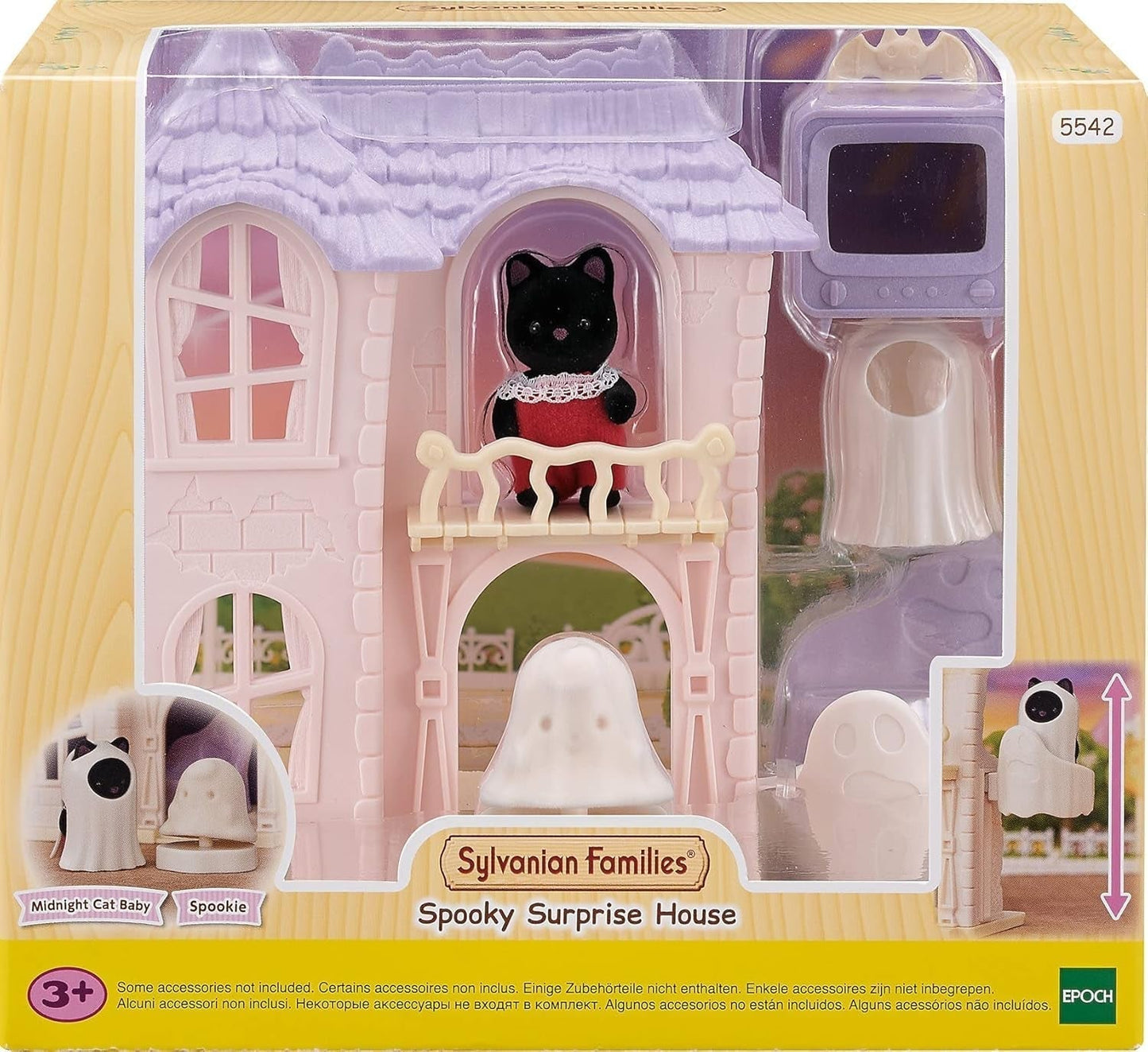 Sylvanian Families 5542 Spookachtig Spookhuis - Poppenhuis Speelset Poppenhuizen Naty Shop