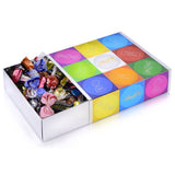 Chocoladeassortiment (37 LINDOR-bolletjes, 24 Hello Mini-sticks, 10 Mini Fioretto), chocoladecadeau (1 x 815 g) en HELLO Mini Emoti, melkchocolade in 5 emoticon-dessins, 164 g