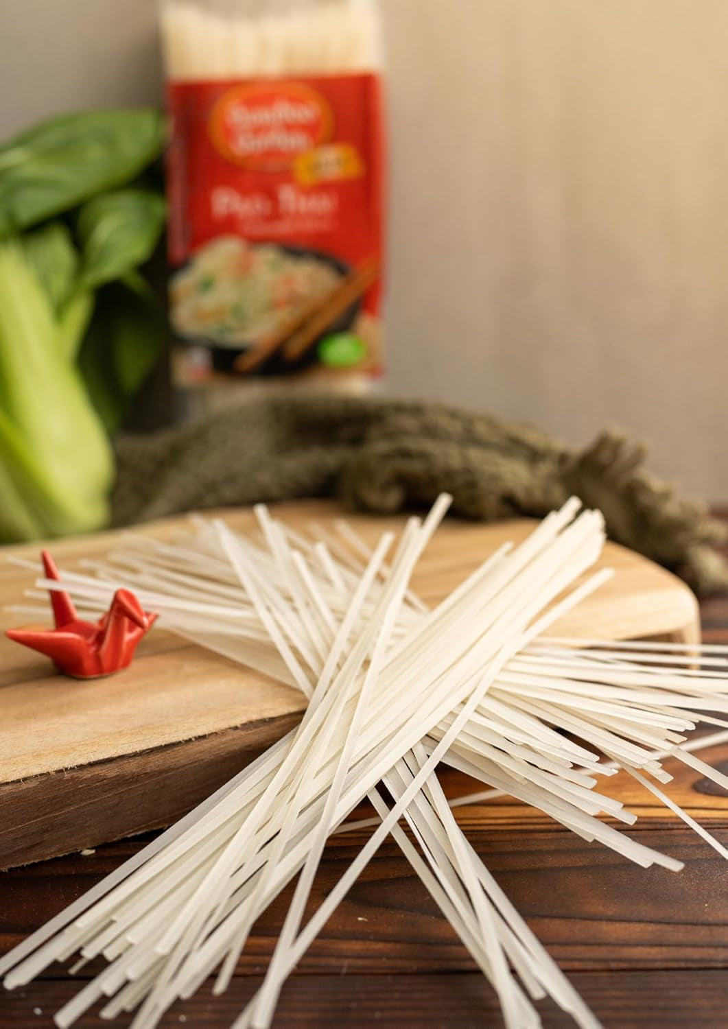 Bamboo Garden - Pad Thai Rijstnoedelsticks, Voor traditionele noedelgerechten zoals Pad-Thai, Veganistisch, 1 x 300 g (Verpakkingsontwerp kan variëren)